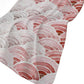 50" X 70" Red And Ivory Coastal Seashell Polyester Woven Plush Throw Blanket