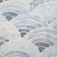 50" X 70" Blue And Ivory Coastal Seashell Microfiber Plush Throw Blanket