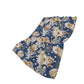 50" X 70" Blue Brown And Ivory Animal Print Polyester Woven Plush Throw Blanket
