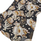 50" X 70" Midnight Brown And Ivory Animal Print Polyester Woven Plush Throw Blanket