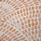 50" X 70" Peach And Ivory Abstract Microfiber Plush Throw Blanket