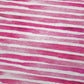 50" X 70" Pink And Ivory Striped Microfiber Plush Throw Blanket
