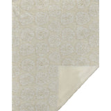 50" X 70" Sand And Ivory Animal Print Microfiber Plush Throw Blanket