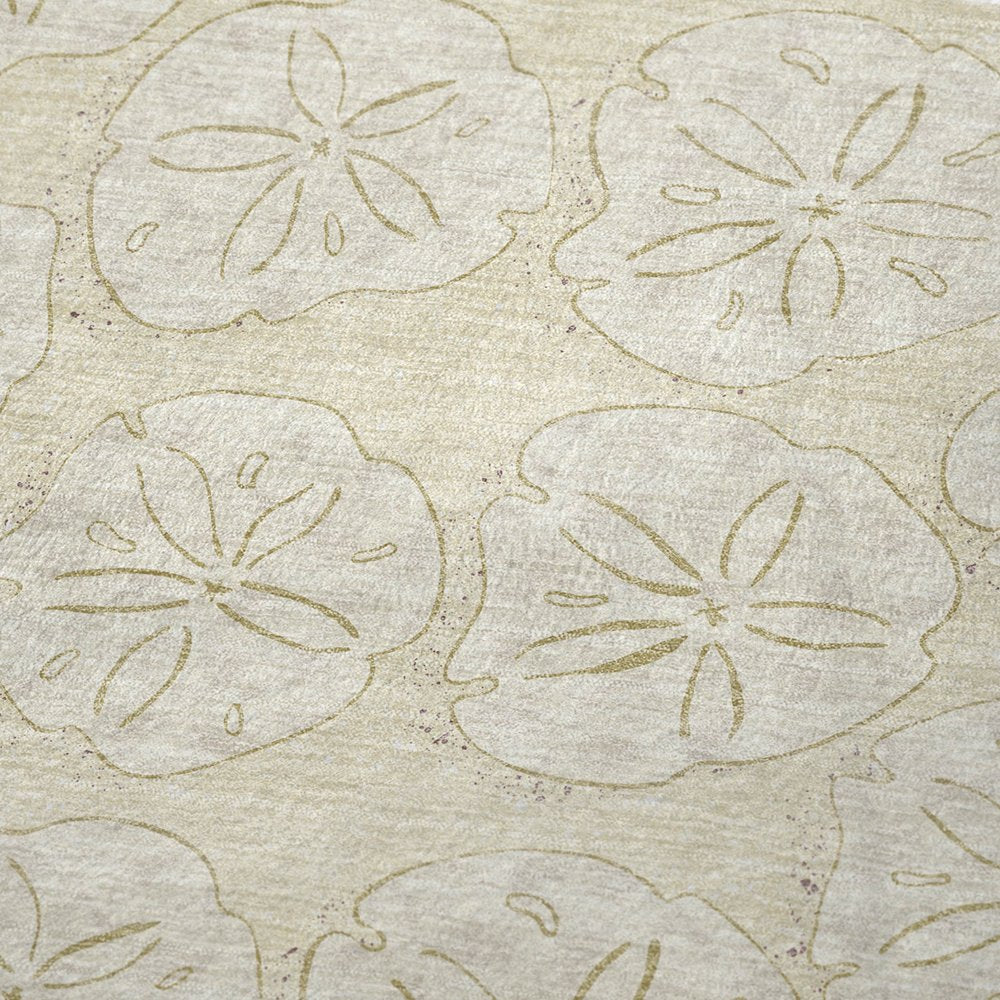 50" X 70" Sand And Ivory Animal Print Polyester Woven Plush Throw Blanket