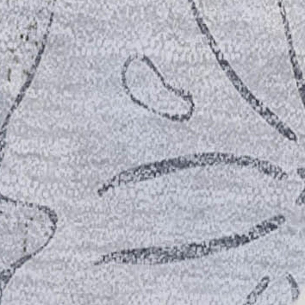 50" X 70" Gray And Ivory Microfiber Animal Print Plush Throw Blanket