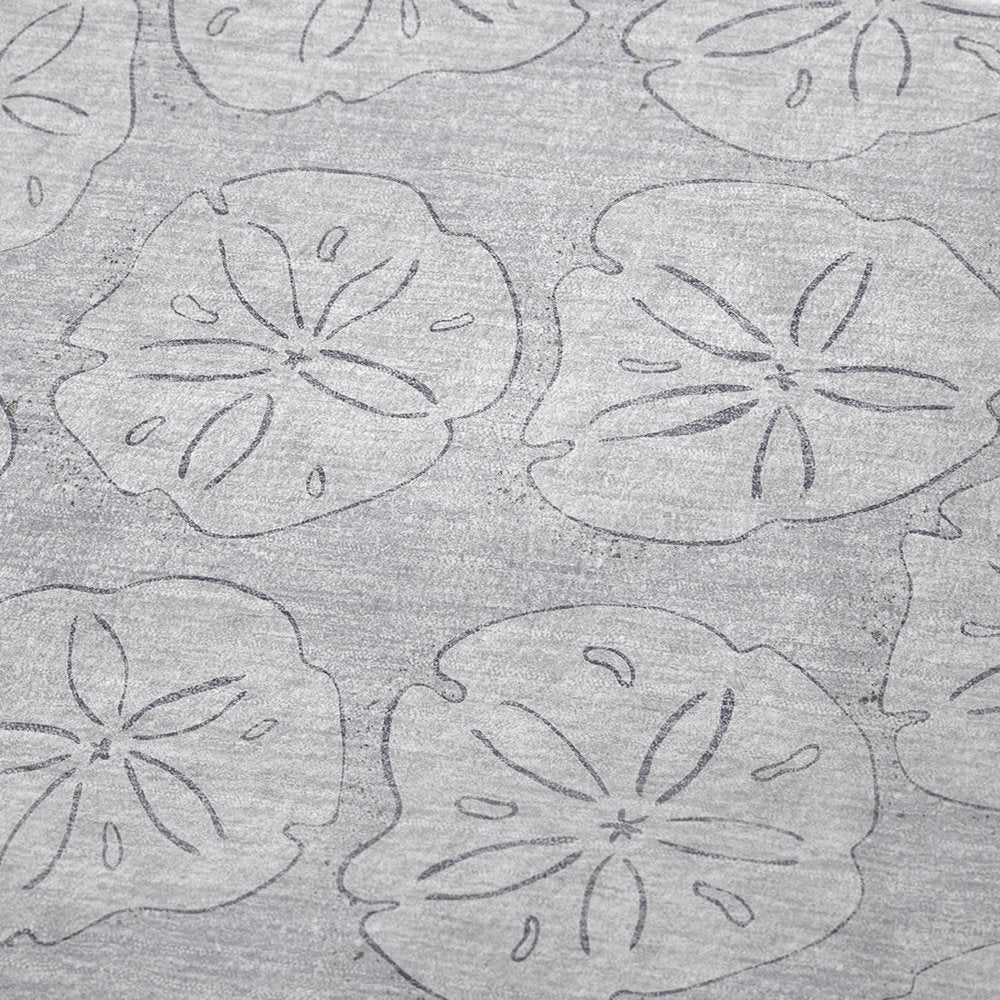 50" X 70" Gray And Ivory Animal Print Microfiber Plush Throw Blanket