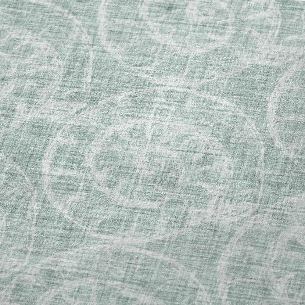 50" X 70" Green And Ivory Animal Print Polyester Woven Plush Throw Blanket