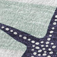 50" X 70" Navy Blue And White Animal Print Polyester Woven Plush Throw Blanket