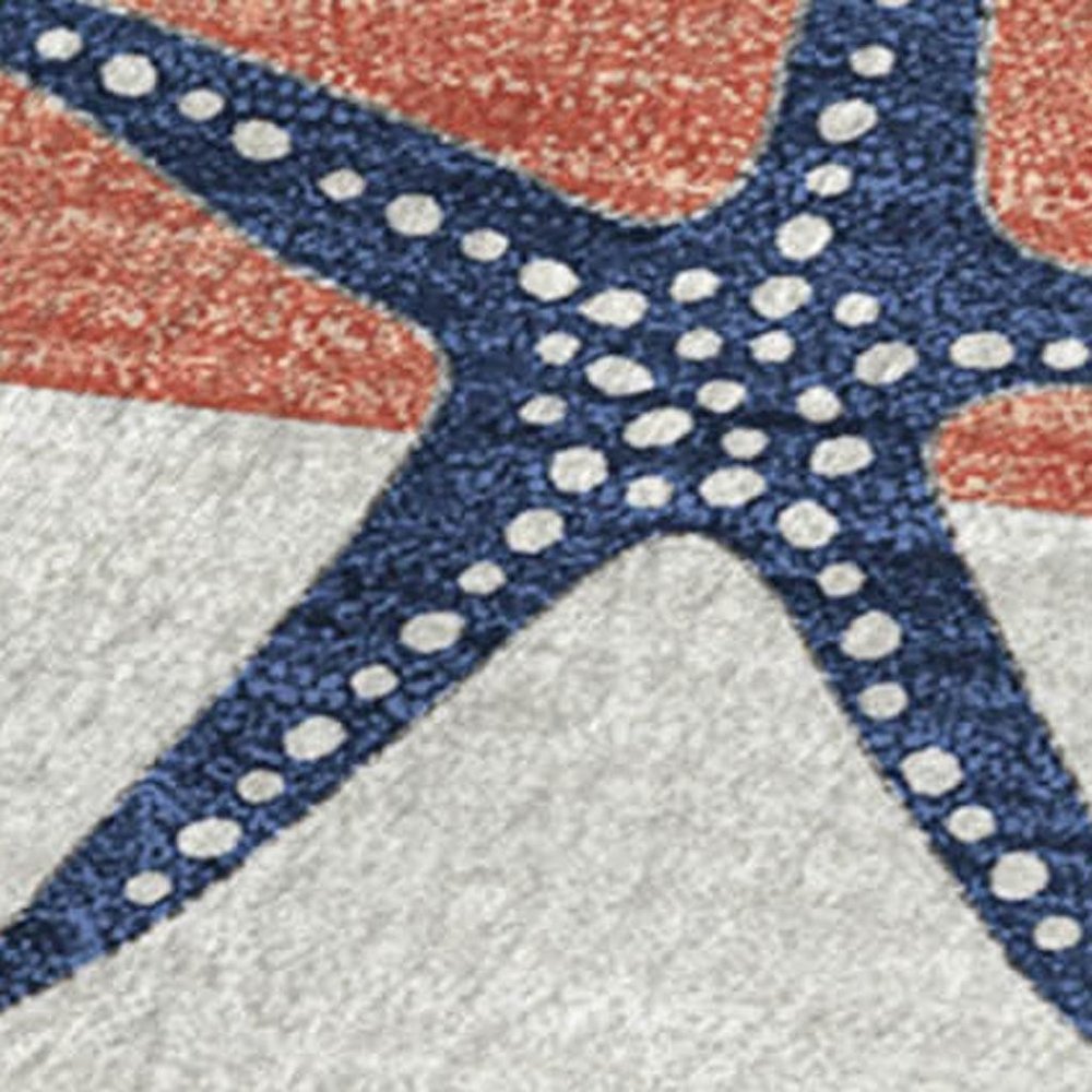 50" X 70" Coral Blue And Ivory Animal Print Polyester Woven Plush Throw Blanket