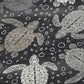 50" X 70" Midnight Gray And Ivory Animal Print Polyester Woven Plush Throw Blanket