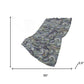 50" X 70" Steel Blue Light Pink And Beige Abstract Polyester Woven Plush Throw Blanket