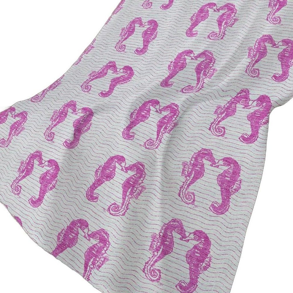 50" X 70" Pink And Silver Animal Print Polyester Woven Plush Throw Blanket