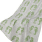 50" X 70" Green And Ivory Animal Print Polyester Woven Plush Throw Blanket