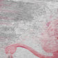 50" X 70" Pink And Ivory Animal Print Polyester Woven Plush Throw Blanket