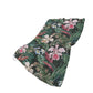 50" X 70" Midnight Green And Pink Floral Polyester Woven Plush Throw Blanket