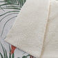 50" X 70" Pink Ivory And Olive Green Animal Print Polyester Woven Plush Throw Blanket