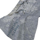 50" X 70" Gray And Silver Animal Print Polyester Woven Plush Throw Blanket