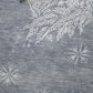 50" X 70" Gray And Silver Animal Print Polyester Woven Plush Throw Blanket
