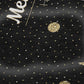 50" X 70" Midnight Gold And Ivory Polka Dots Polyester Woven Plush Throw Blanket