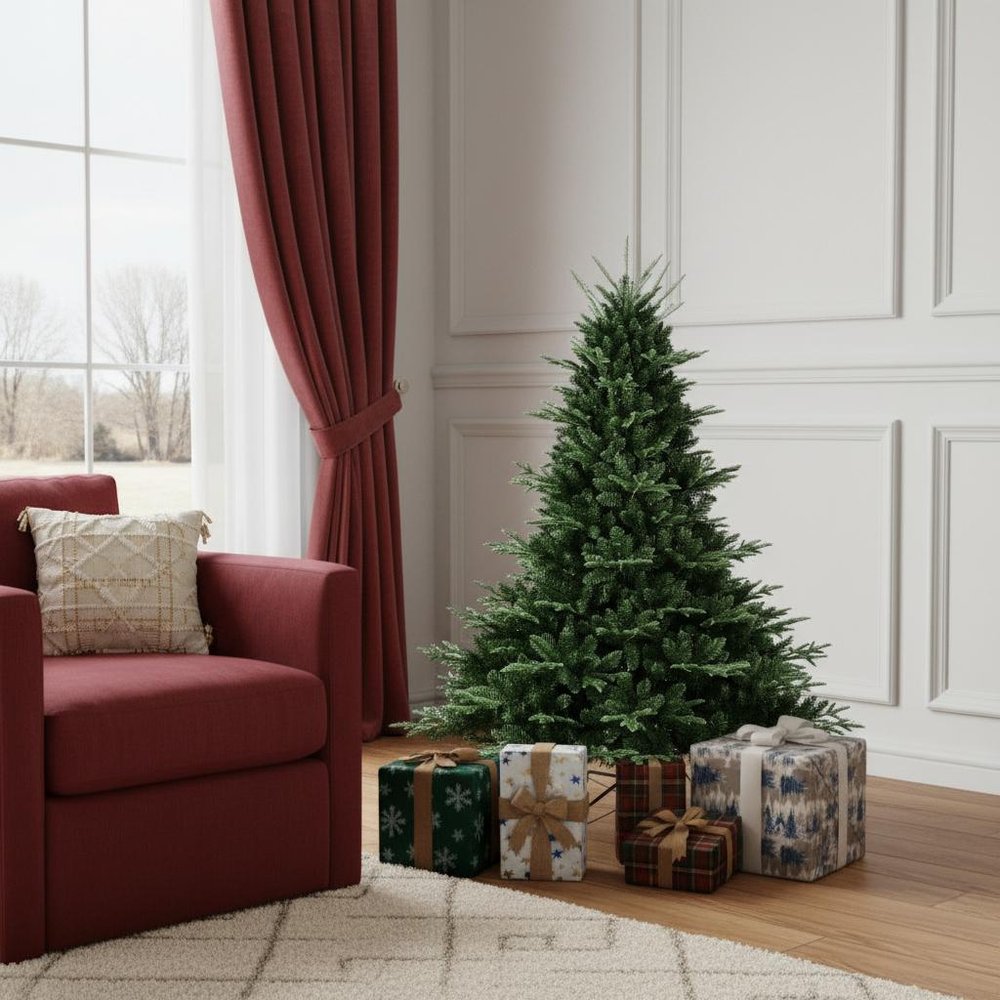 7' Full Pine Christmas Tree