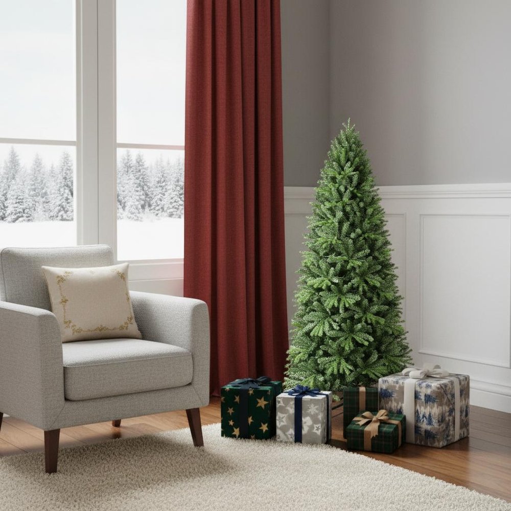 7' Slender Pine Christmas Tree