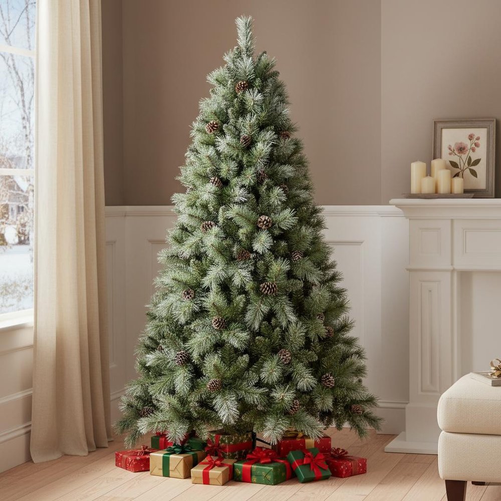 7' Full Pine Christmas Tree