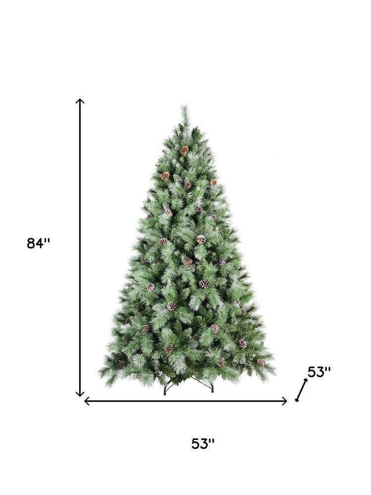 7' Full Pine Christmas Tree