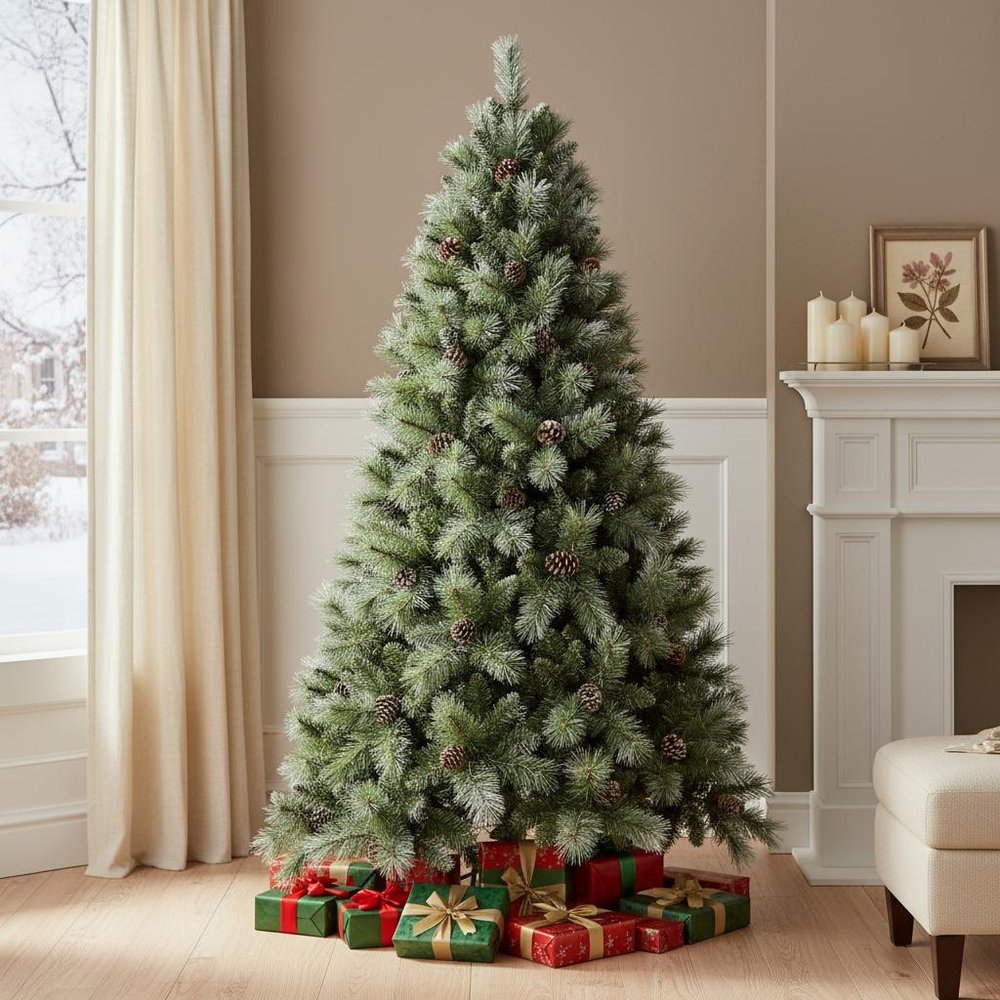 7' Full Pine Christmas Tree