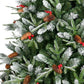 8' White Full Pine Christmas Tree