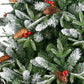 8' White Full Pine Christmas Tree
