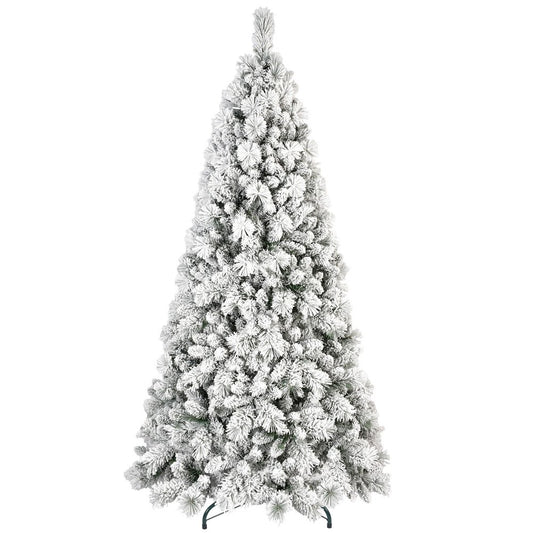 7' Full Flocked Spruce Christmas Tree