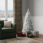 7' Full Flocked Spruce Christmas Tree