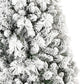 7' Full Flocked Spruce Christmas Tree