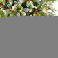 6' White Pre Lit Full Pine Christmas Tree With Decorations