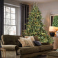 7' Pre Lit Full Pine Christmas Tree