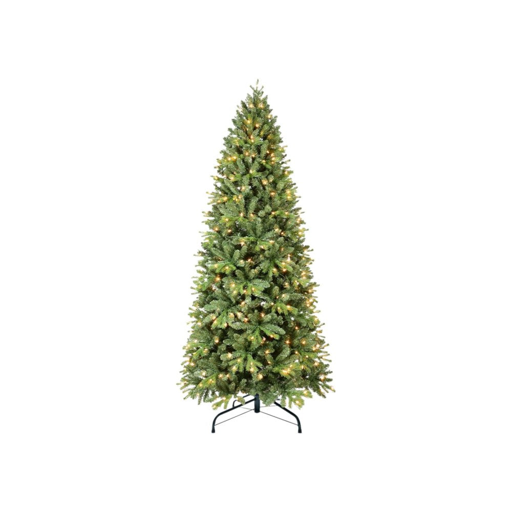 6' Pre Lit Full Pine Christmas Tree