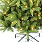 7' Pre Lit Full Pine Christmas Tree