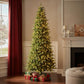 7' Pre Lit Full Pine Christmas Tree