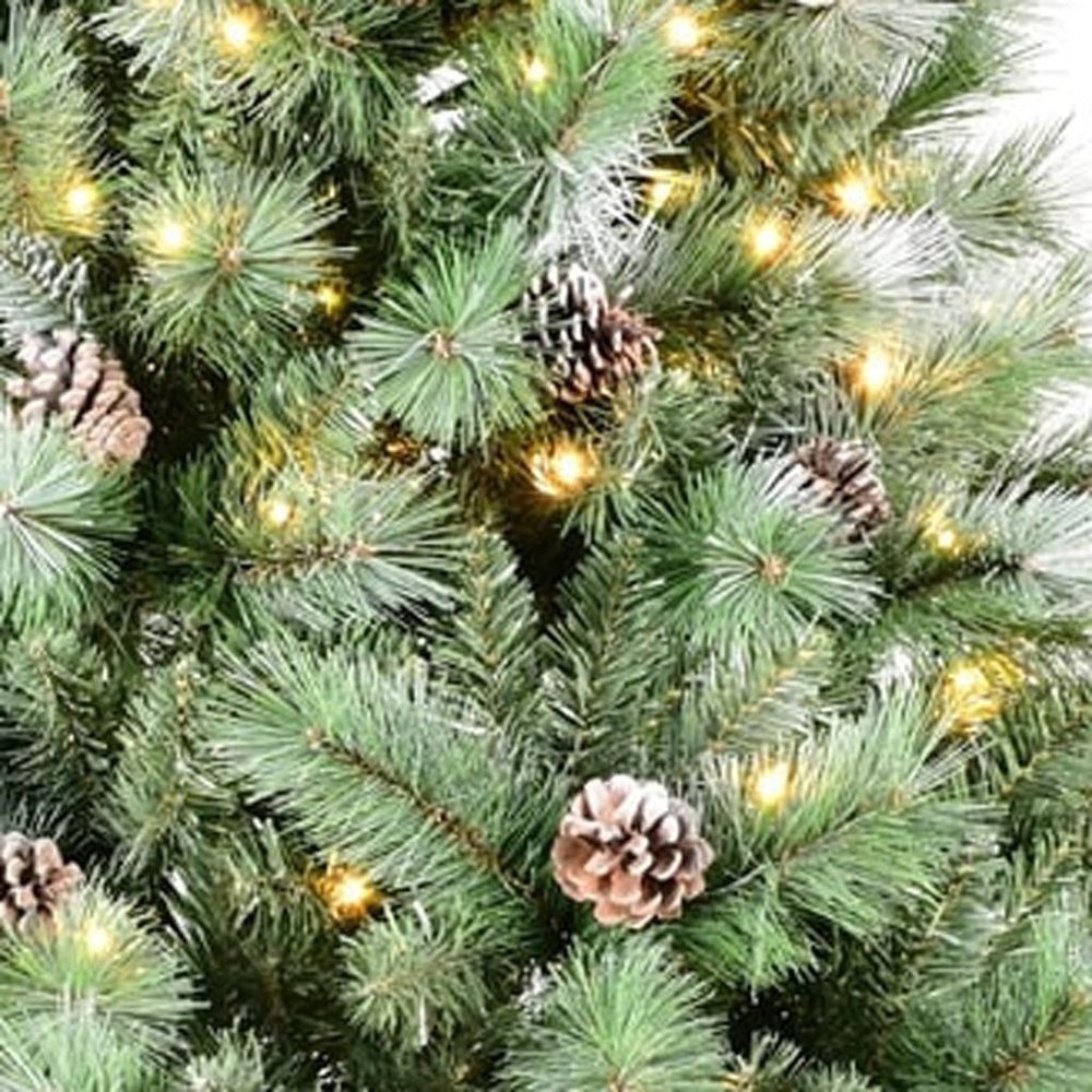 9' Pre Lit Full Pine Christmas Tree