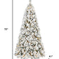 4' White Pre Lit Full Pine Christmas Tree
