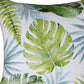 20" Green And Blue Floral Throw Pillow Cover