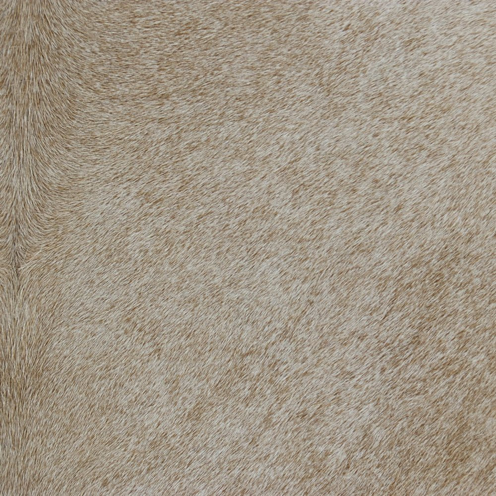 20" Ivory And Beige Striped Faux Leather Throw Pillow Cover