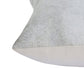 16" X 24" Ivory Lumbar Faux Leather Throw Pillow Cover