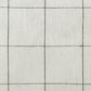 20" Ivory And Black Check Linen Throw Pillow Cover