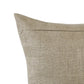20" Beige And Brown Striped Linen Throw Pillow Cover