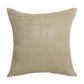 20" Beige And Brown Striped Linen Throw Pillow Cover