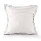 20" Blue And Ivory Plaid Throw Pillow Cover
