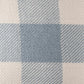 20" Blue And Ivory Plaid Throw Pillow Cover