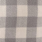 20" Blue And Ivory Plaid Throw Pillow Cover