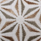 14" X 20" Gray And Brown Lumbar Geometric Cotton Throw Pillow Cover